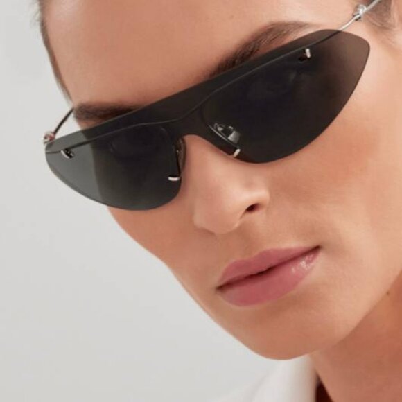 ?️ New Bottega Veneta BV1272S 002 Sunglasses - Silver Frame, Grey Lenses main image 4